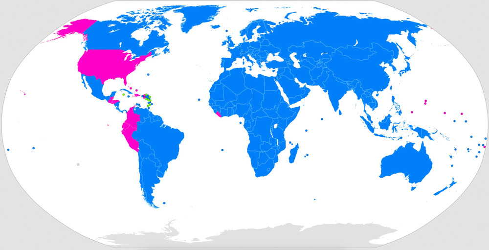 Países en los que se usan los galones en lugar de litros